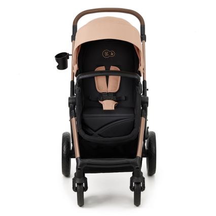 KINDERKRAFT - Πολυκαρότσι 3σε1 MOOV 2 Sand μπεζ + αυτοκίνητο seat MINK PRO