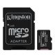 Kingston - MicroSDXC 128GB Canvas Select Plus U1 100MB/s + SD αντάπτορας