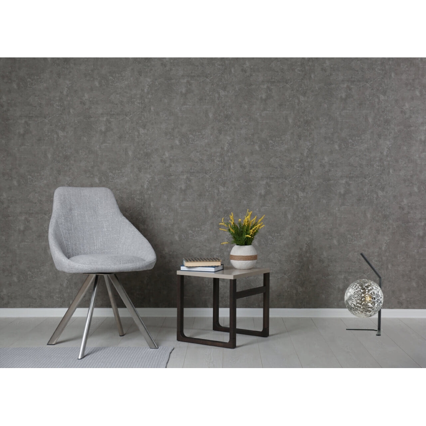 Eπιτραπέζια λάμπα JUNO 1xE27/7W/230V γκρι/μαύρο