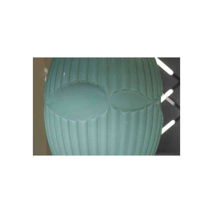 Κρεμαστό φωτιστικό οροφής μονόφωτο ELLIPTIC 1xE27/11W/230V πράσινο