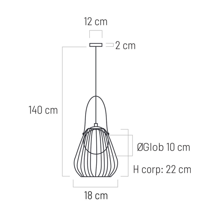 Λάμπα τοίχου MEMORY 1xG9/4W/230V λευκό/καφέ