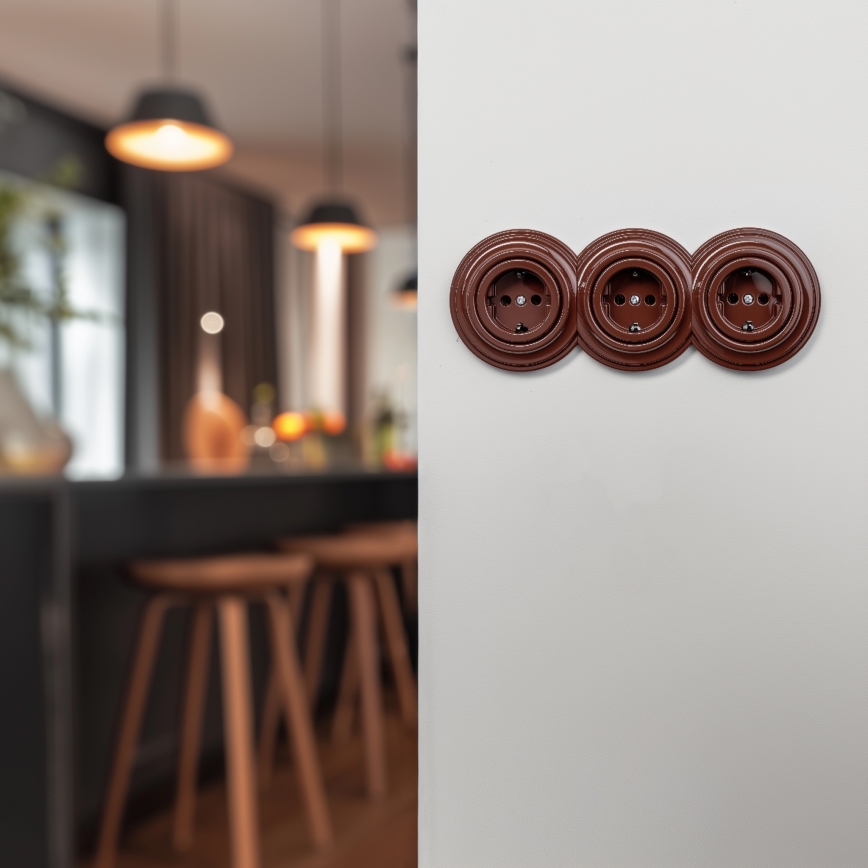 Kliklap - Ρετρό κεντρικό καφέ πλαίσιο