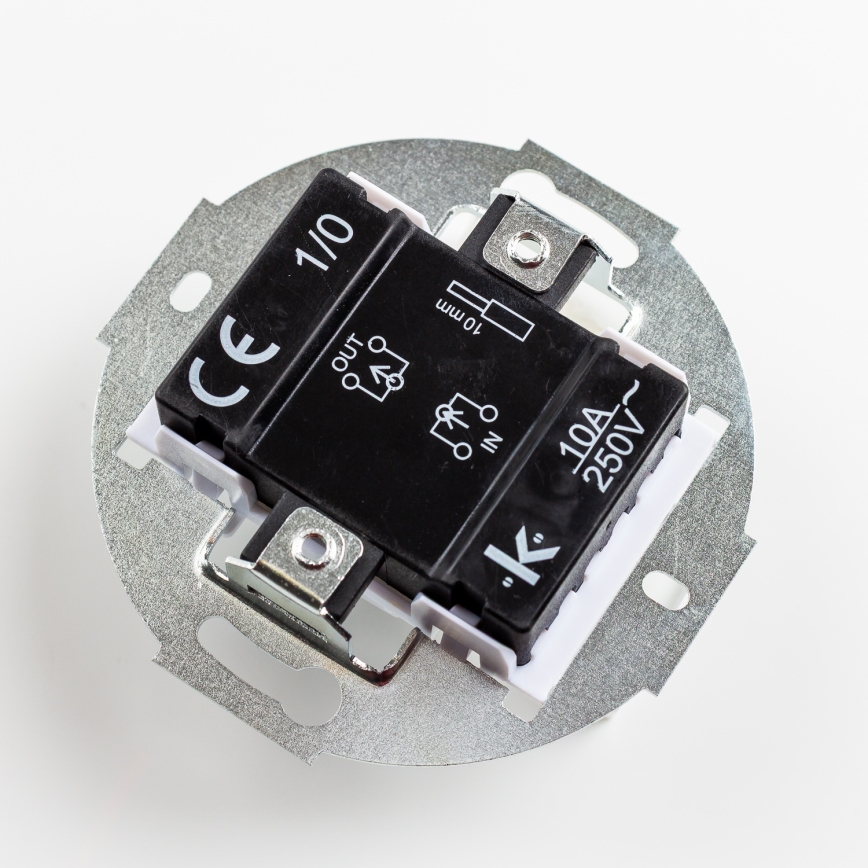 Kliklap - Ρετρό κουμπί με πλαίσιο, μπλε