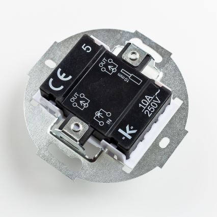 Kliklap - Ρετρό σειριακός διακόπτης με πλαίσιο αρ. 5, πράσινο