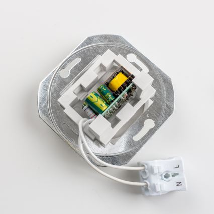 Kliklap - Ρετρό USB πρίζα A+C με πλαίσιο πράσινη