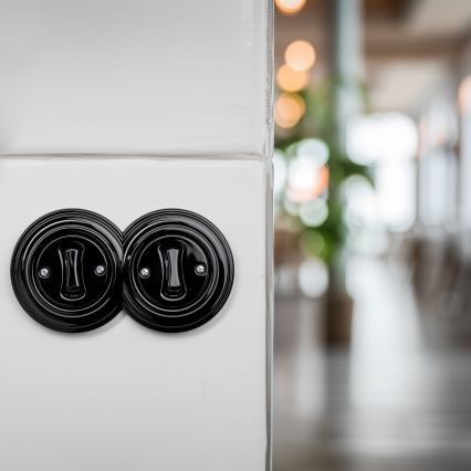 Kliklap - Ρετρό εξωτερικό πλαίσιο, μαύρο