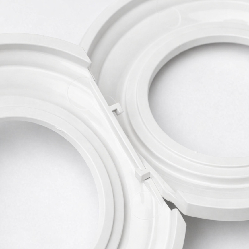 Kliklap - Ρετρό μονοπολικός διακόπτης αρ. 1 και πρίζα 230V με χιονόλευκο πλαίσιο