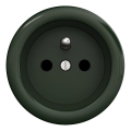 Kliklap - Ρετρό οικιακή πρίζα χωρίς πλαίσιο 230V πράσινη