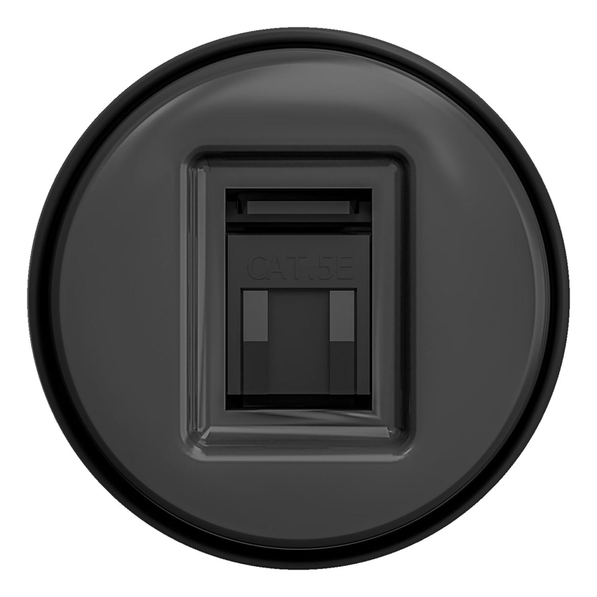 Kliklap - Ρετρό υποδοχή δεδομένων χωρίς πλαίσιο ανθρακί