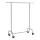 Κινητή επιδαπέδια κρεμάστρα JEAN 110/150x160x45 cm ασημί