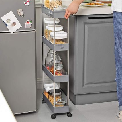 Κινητό καρότσι αποθήκευσης MARGE, γκρι