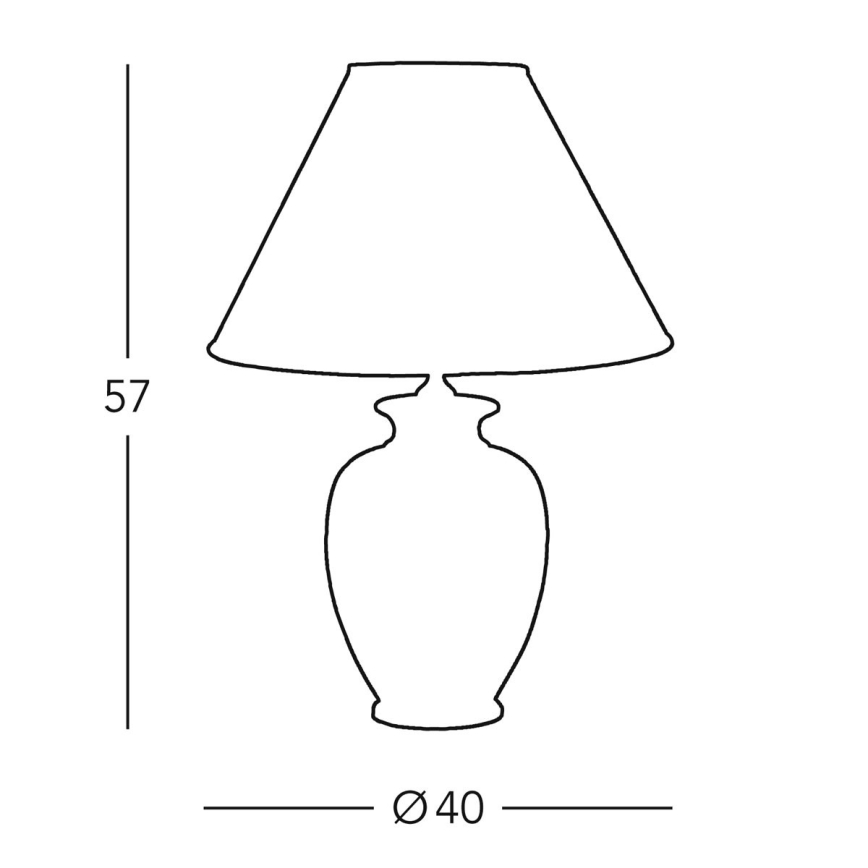 Kolarz 0014.71 - Επιτραπέζια λάμπα GIARDINO 1xE27 / 100W / 230V dia. 40 εκ