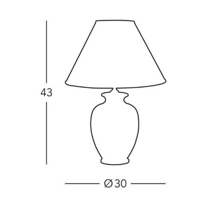 Kolarz 0014.73 - Επιτραπέζια λάμπα GIARDINO 1xE27/100W/230V