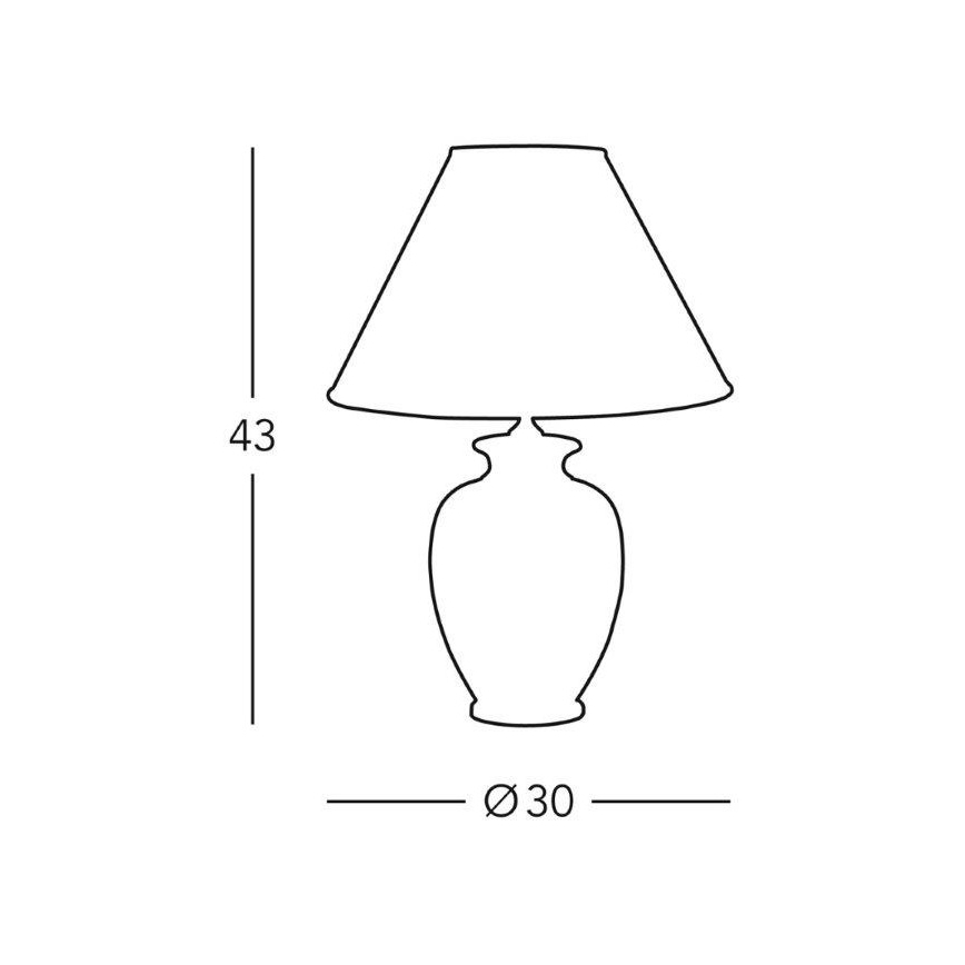 Kolarz 0014.73 - Επιτραπέζια λάμπα GIARDINO 1xE27/100W/230V