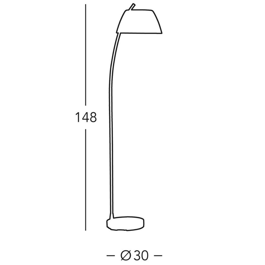 Kolarz 0051.41.6 - Επιδαπέδια λάμπα MALMÖ 1xE27/60W/230V
