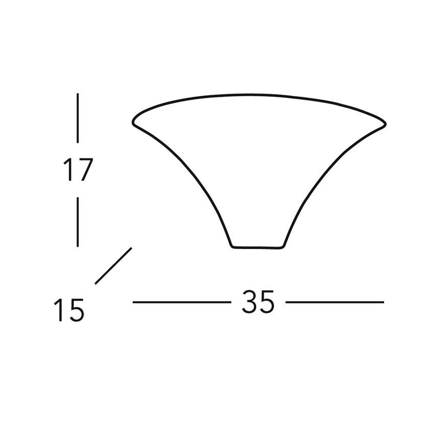 Kolarz 0089.61.1 - Φως τοίχου CARDIN 1xR7s/120W/230V