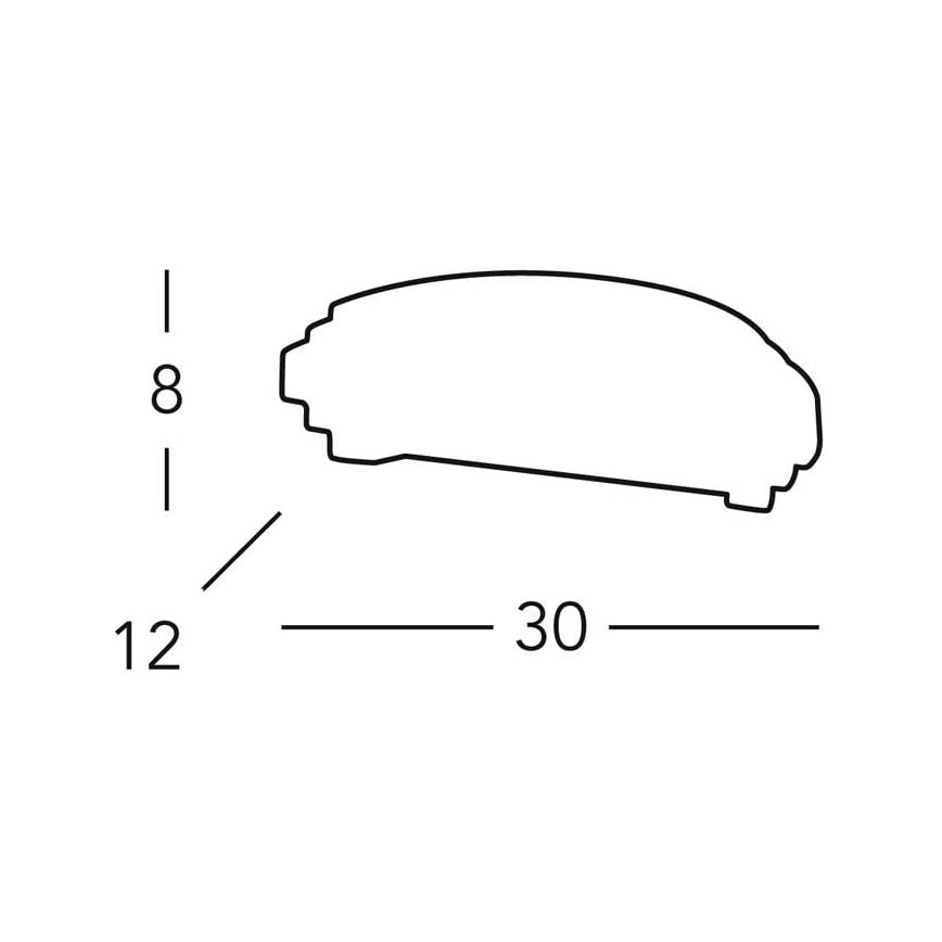Kolarz 0290.61 - Φως τοίχου STIEGEL 1xE27/60W/230V