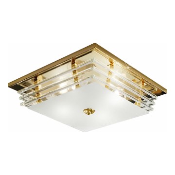 Kolarz 0342.14.3 - Φωτιστικό οροφής ONTARIO 4xE27/60W/230V 24K χρυσό