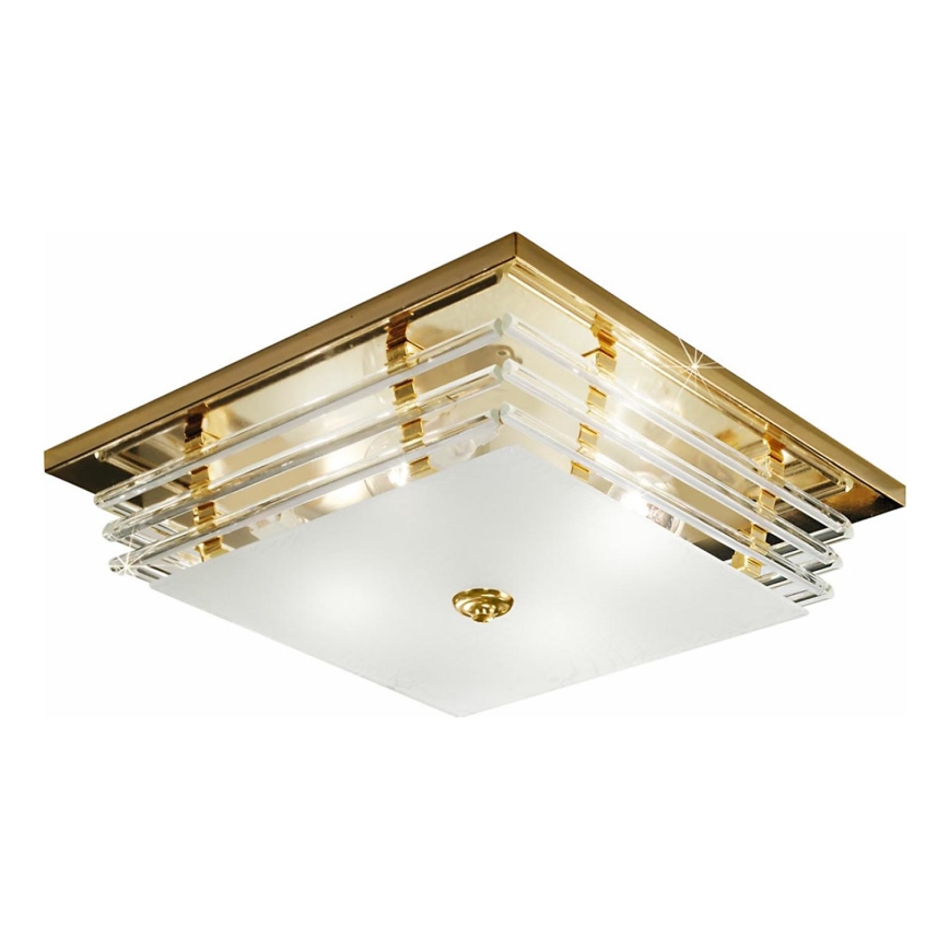 Kolarz 0342.14.3 - Φωτιστικό οροφής ONTARIO 4xE27/60W/230V 24K χρυσό