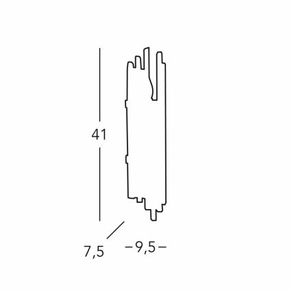 Kolarz 0342.62M.3 - Φωτιστικό τοίχου ONTARIO 2xE14/40W/230V 41 cm 24K χρυσό