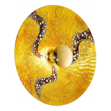 Kolarz 0365.61XL.V1.3 - Φωτιστικό τοίχου LUNA 1xE27/100W/230V 24K χρυσό