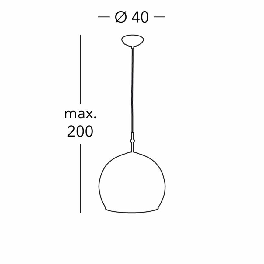 Kolarz 0392.31L.3.Aq.Ch - Κρεμαστό φωτιστικό οροφής LUNA 1xE27/60W/230V 24K χρυσό