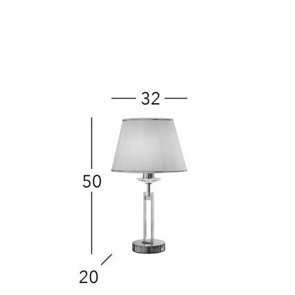 Kolarz 330.71.8C - Επιτραπέζια κρυστάλλινη λάμπα IMPERIAL 1xE27/60W/230V χρυσό/μπεζ