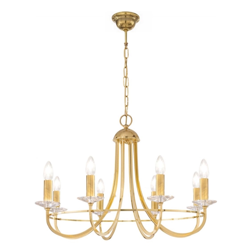 Kolarz 330.88.8C - Κρυστάλλινο πολυέλαιο με αλυσίδα IMPERIAL 8xE14/60W/230V χρυσό