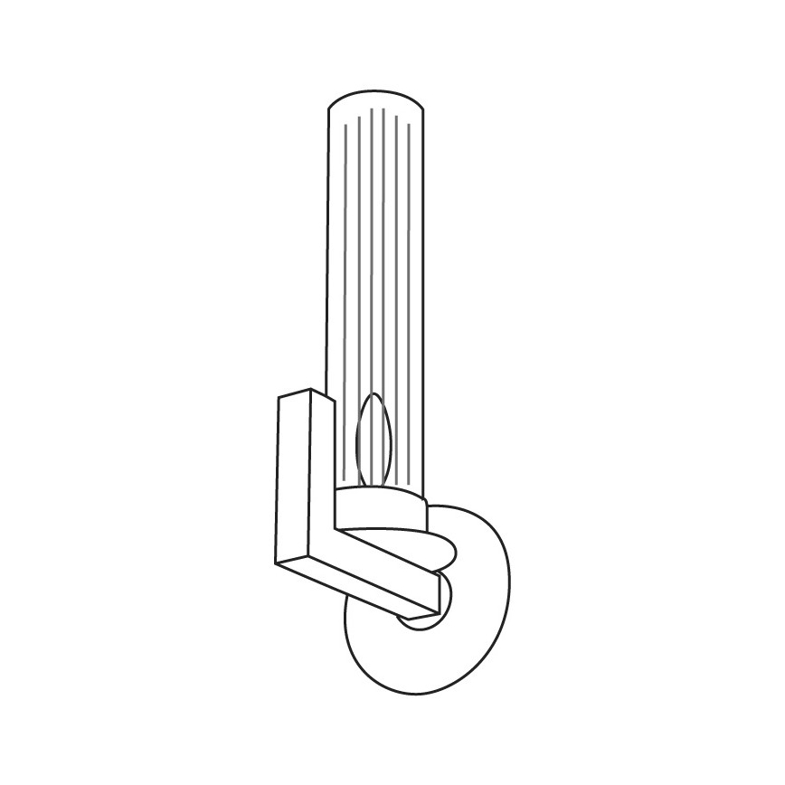 Kolarz 6009.60130  - Φωτιστικό τοίχου  RAGGIO  1xE14/25W/230V  Χρυσό 24Κ