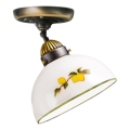 Kolarz 731.10.126 - Πλαφονιέρα οροφής NONNA 1xE27/75W/230V διάμετρος 20 cm λεμόνια
