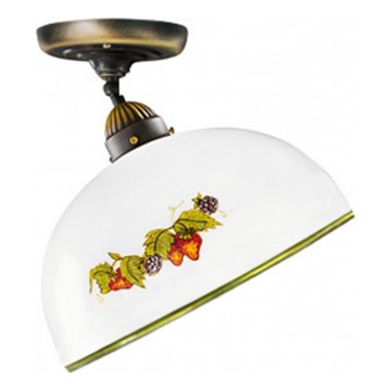 Kolarz 731.10.136 - Πλαφονιέρα οροφής NONNA 1xE27/75W/230V διάμετρος 30 cm σταφύλια/φράουλες