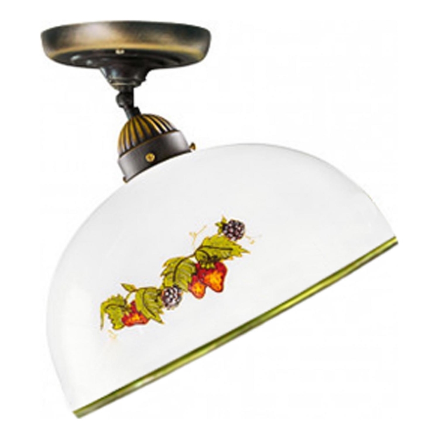 Kolarz 731.10.136 - Πλαφονιέρα οροφής NONNA 1xE27/75W/230V διάμετρος 30 cm σταφύλια/φράουλες