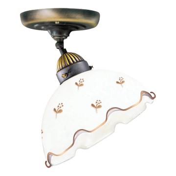 Kolarz 731.10.160 - Προσαρτημένο φωτιστικό οροφής NONNA 1xE27/75W/230V Ø 20 εκ. λουλούδια ροζ χρυσό