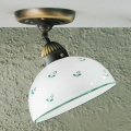 Kolarz 731.10.20 - Πλαφονιέρα οροφής NONNA 1xE27/75W/230V διάμετρος 20 cm πράσινο
