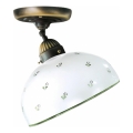 Kolarz 731.10.27 - Πλαφονιέρα οροφής NONNA 1xE27/75W/230V διάμετρος 30 cm πράσινο