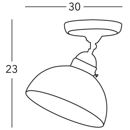 Kolarz 731.10.54 - Φωτιστικό σποτ NONNA 1xE27/75W/230V