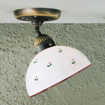 Kolarz 731.10.68 - Πλαφονιέρα οροφής NONNA 1xE27/75W/230V διάμετρος 30 cm κόκκινο