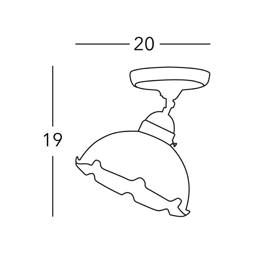Kolarz 731.10.73 - Φωτιστικό σποτ NONNA 1xE27/75W/230V