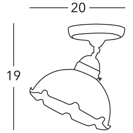 Kolarz 731.10.73 - Φωτιστικό σποτ NONNA 1xE27/75W/230V