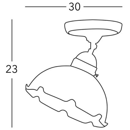 Kolarz 731.10.74 - Φωτιστικό σποτ NONNA 1xE27/75W/230V