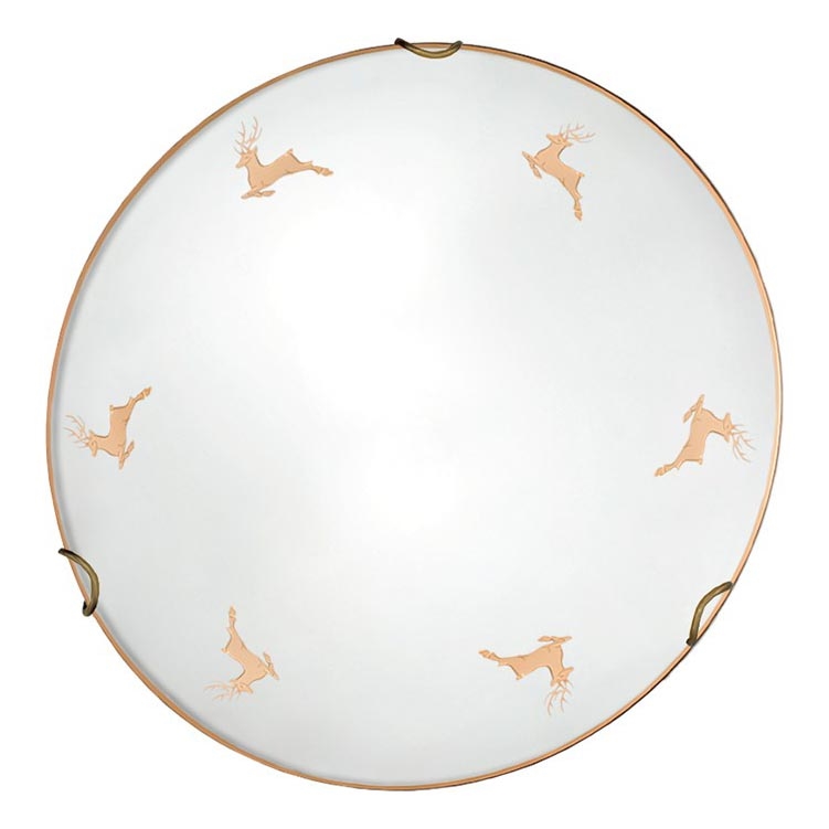 Kolarz 731.11.4.150 - Επιτοίχιο φωτιστικό NONNA 1xE27/60W/230V Ø 30 cm jeleni rose gold