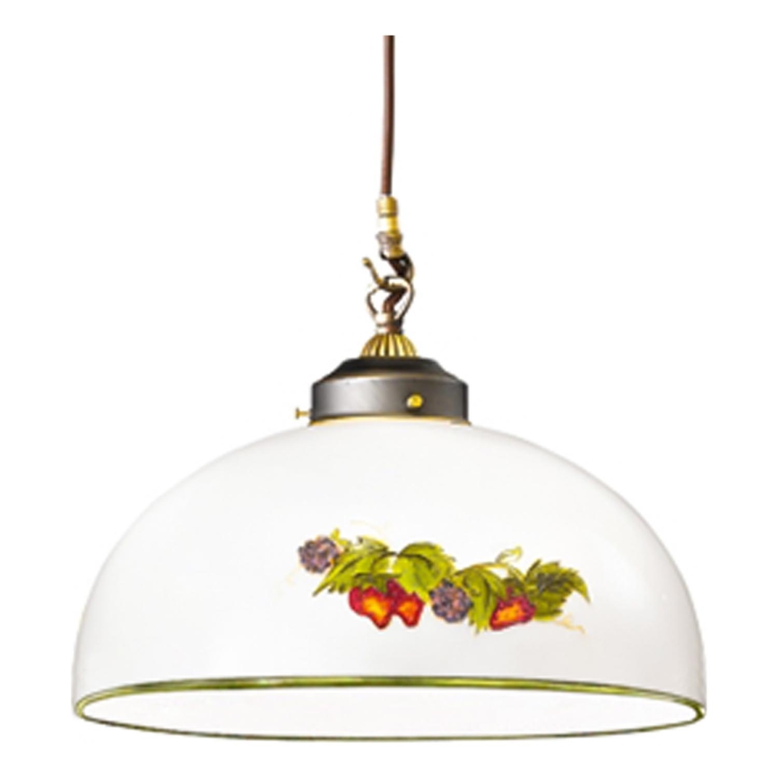 Kolarz 731.30.136 - Κρεμαστό φωτιστικό οροφής NONNA 1xE27/75W/230V διάμετρος 30 cm σταφύλια/φράουλες