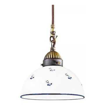 Kolarz 731.30.16 - Κρεμαστό φωτιστικό οροφής NONNA 1xE27/75W/230V διάμετρος 20 cm μπλε