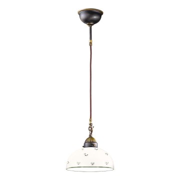 Kolarz 731.30.20 - Κρεμαστό φωτιστικό οροφής NONNA 1xE27/75W/230V διάμετρος 20 cm πράσινο