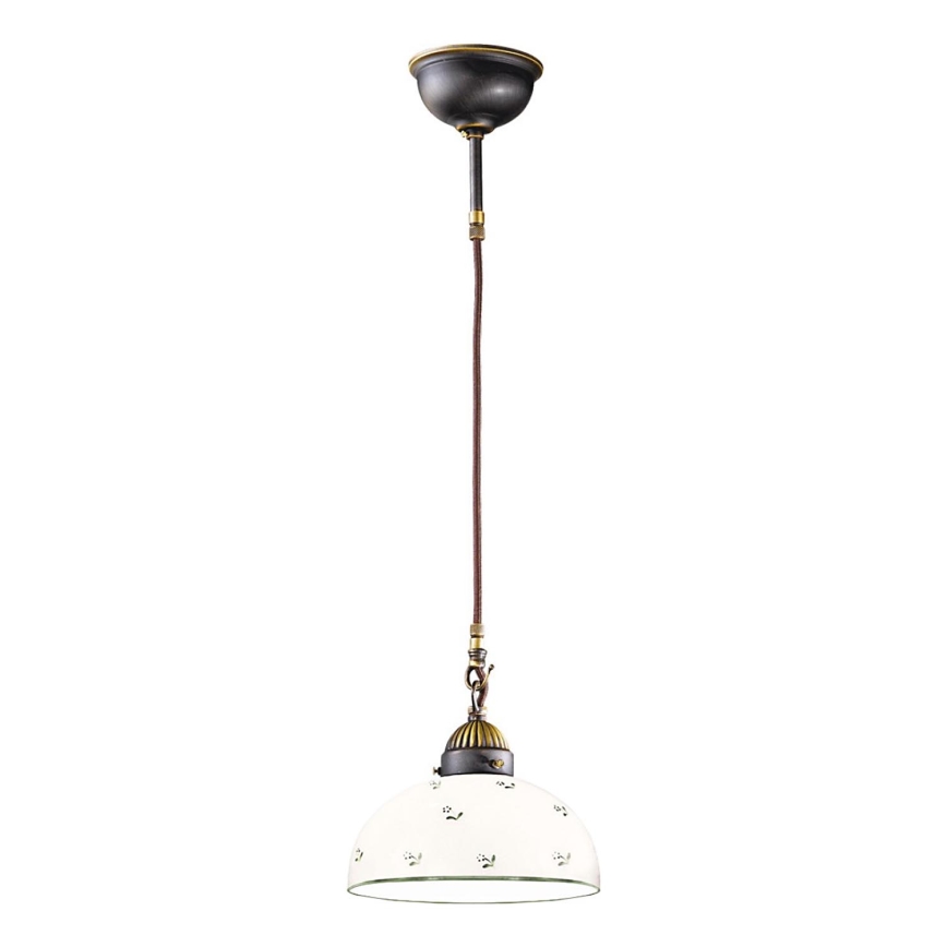 Kolarz 731.30.20 - Κρεμαστό φωτιστικό οροφής NONNA 1xE27/75W/230V διάμετρος 20 cm πράσινο