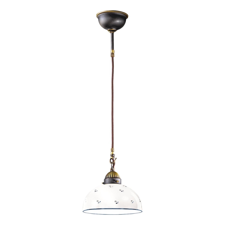 Kolarz 731.30.24 - Κρεμαστό φωτιστικό οροφής NONNA 1xE27/75W/230V διάμετρος 30 cm μπλε
