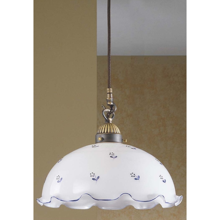 Kolarz 731.30.25 - Πολύφωτο με σύρμα NONNA 1xE27/75W/230V μπλε