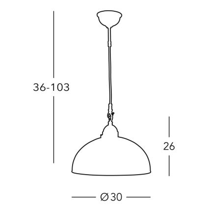 Kolarz 731.30.25 - Πολύφωτο με σύρμα NONNA 1xE27/75W/230V μπλε