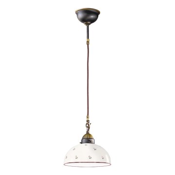 Kolarz 731.30.27 - Κρεμαστό φωτιστικό οροφής NONNA 1xE27/75W/230V διάμετρος 30 cm πράσινο