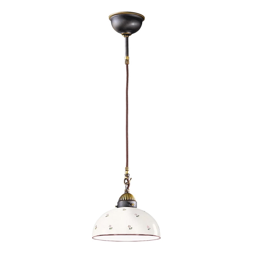 Kolarz 731.30.27 - Κρεμαστό φωτιστικό οροφής NONNA 1xE27/75W/230V διάμετρος 30 cm πράσινο
